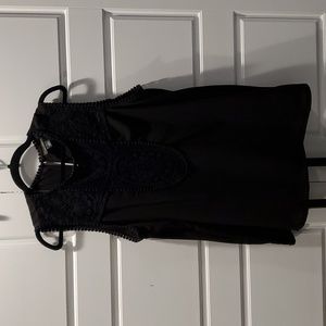 NWOT Halogen Sheer Lace detailing Top Size 1x